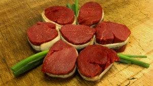 Filet Mignon Steaks - Green Onion