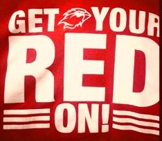GET YOUR RED ON!